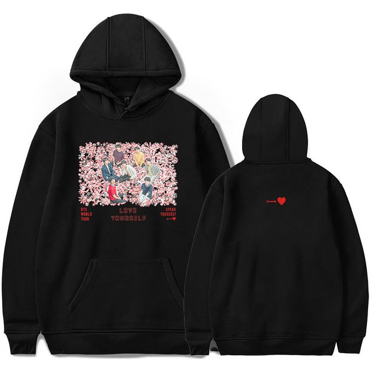 BTS Kpop Bangtan Boys Print Hoodie