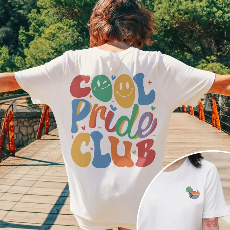 Cool Pride Club Print T-shirt