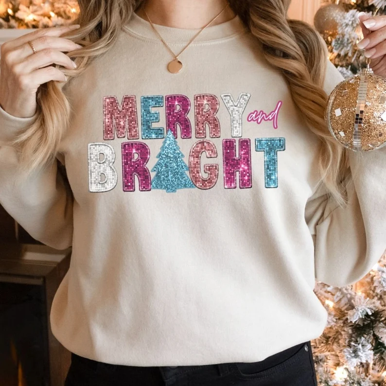 Merry and Bright Sweatshirt