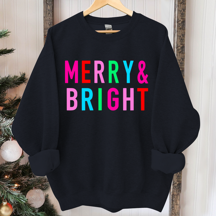 Merry and Bright Crewneck Sweatshirt