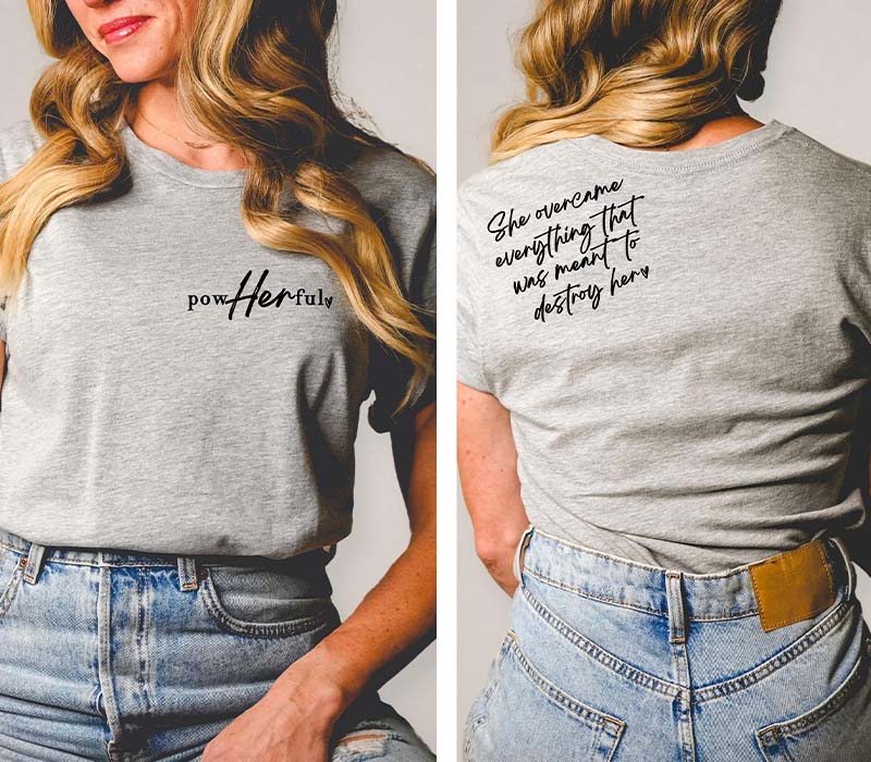 She Overcame Everything T-shirt