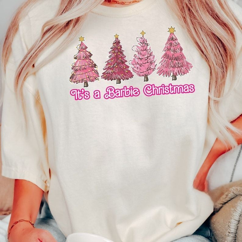 It's a Barbie Christmas T-shirt