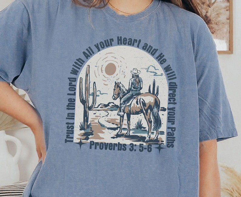 Boho Western Faith Graphic T-shirt