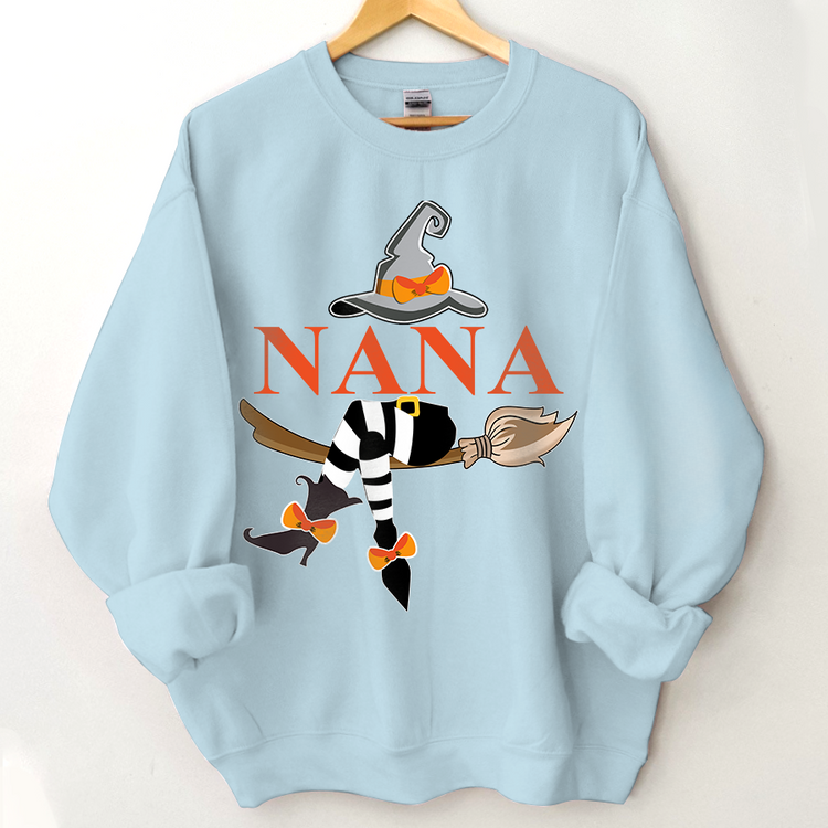 Nana Witch Halloween Sweatshirt