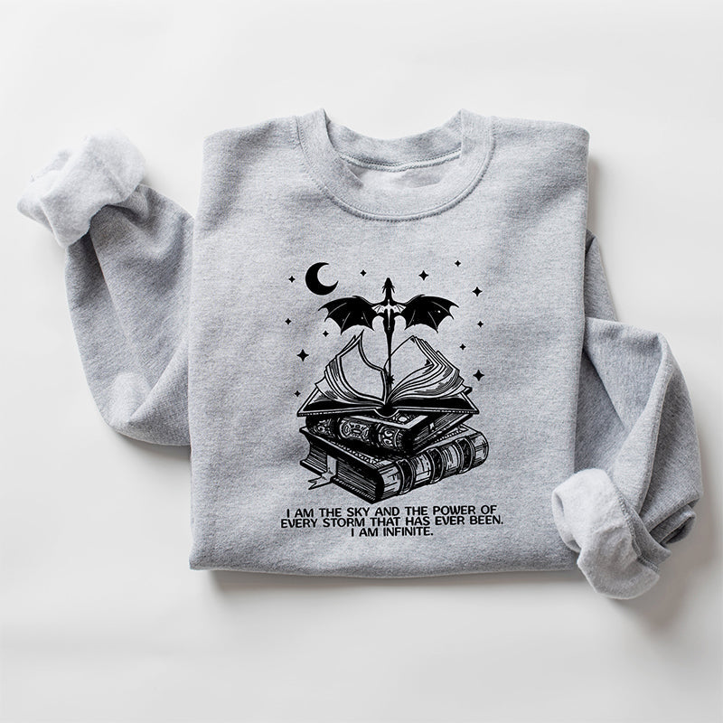 I Am The Sky Fourth Wing Bookish Sweatshirt