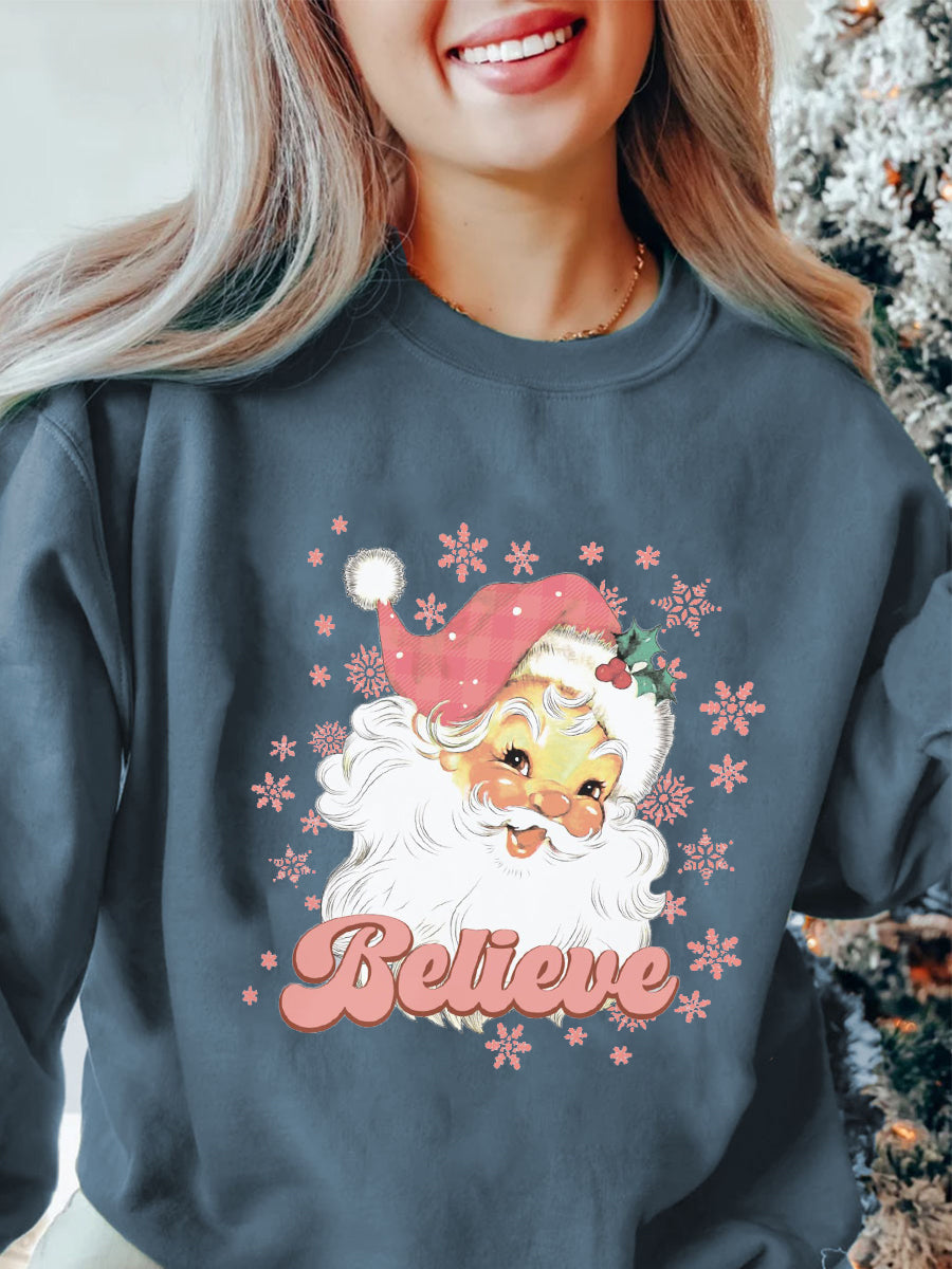 Retro Santa Christmas Sweatshirt