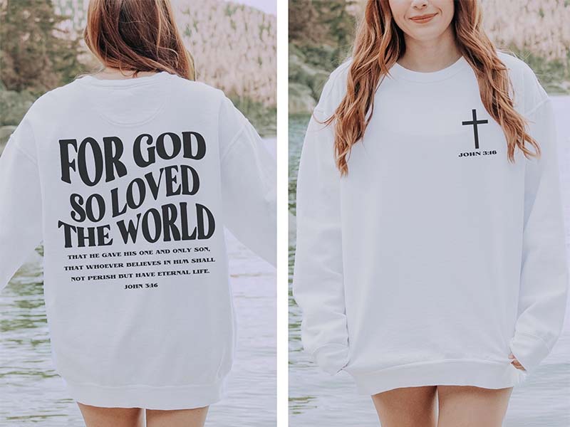 Pullover Faith Crew Neck Sweatshirt