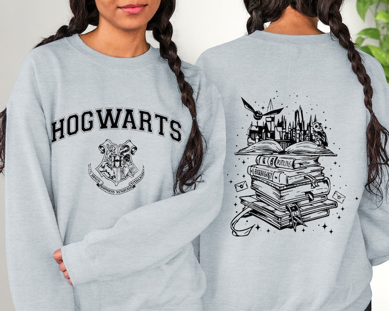 Magical Wizard Castle Book Sweatshirt