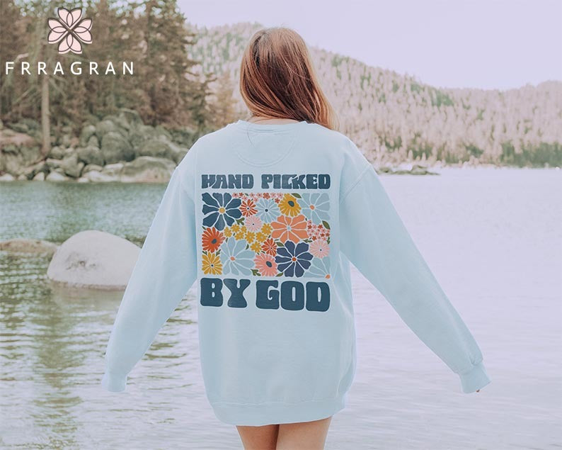 Flower Bible Verse Trendy Sweatshirt