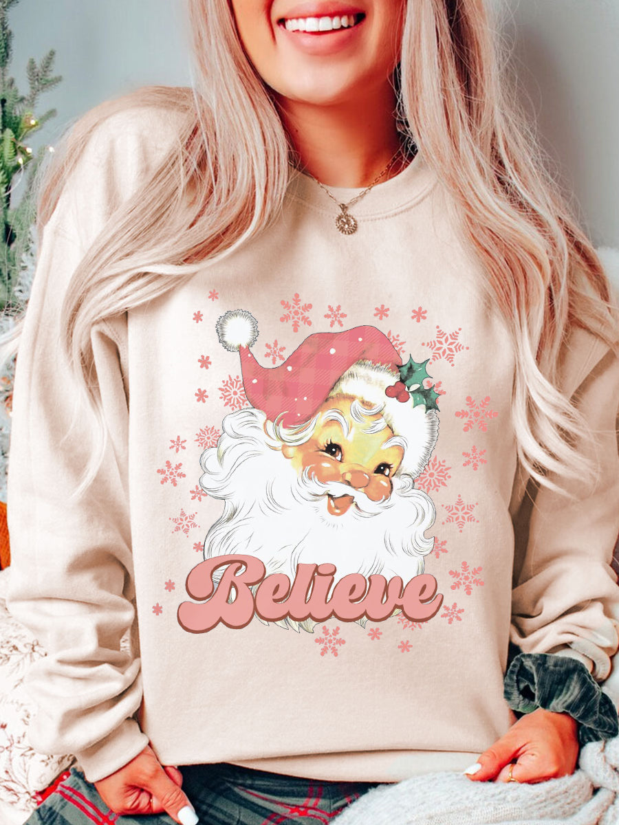 Retro Santa Christmas Sweatshirt