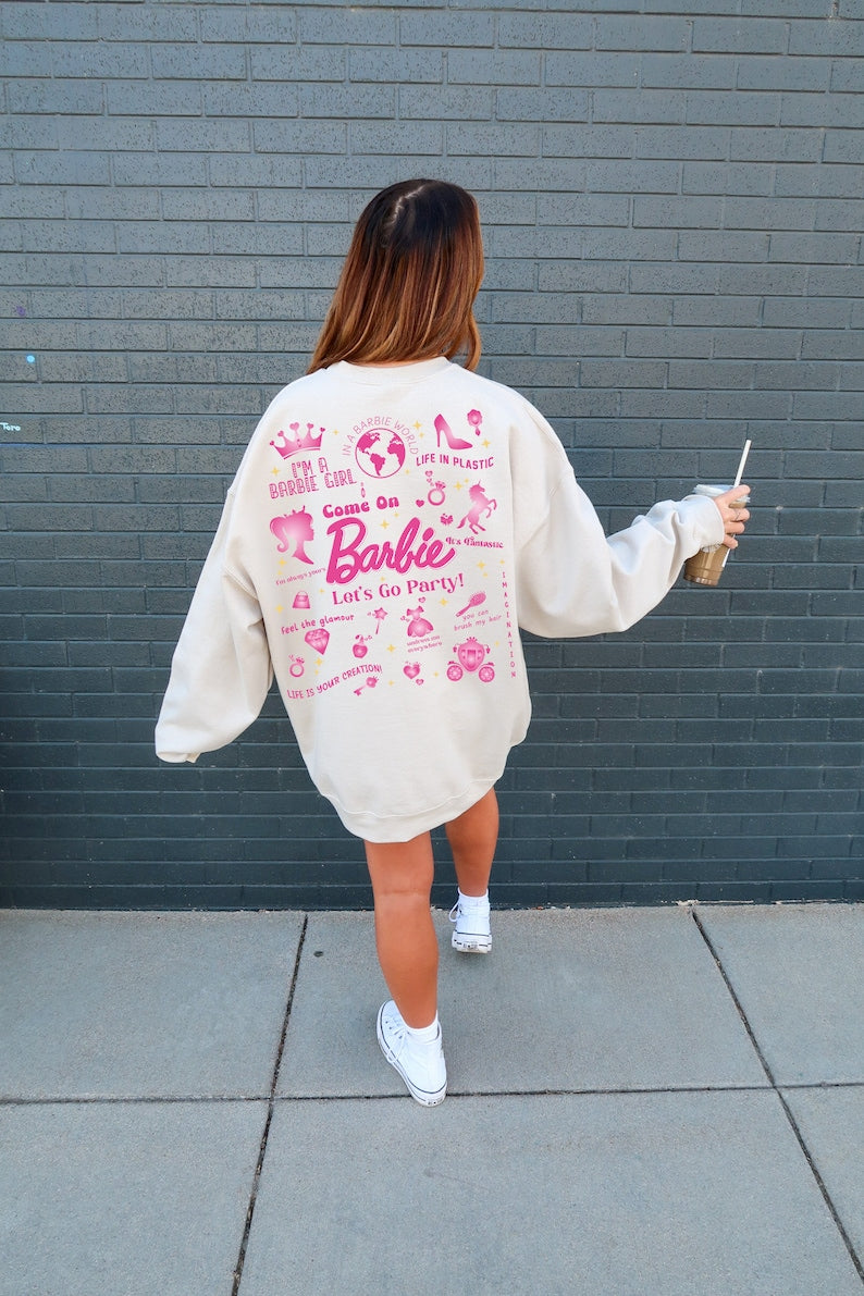 I'm A Barbi Girl Trendy Sweatshirt