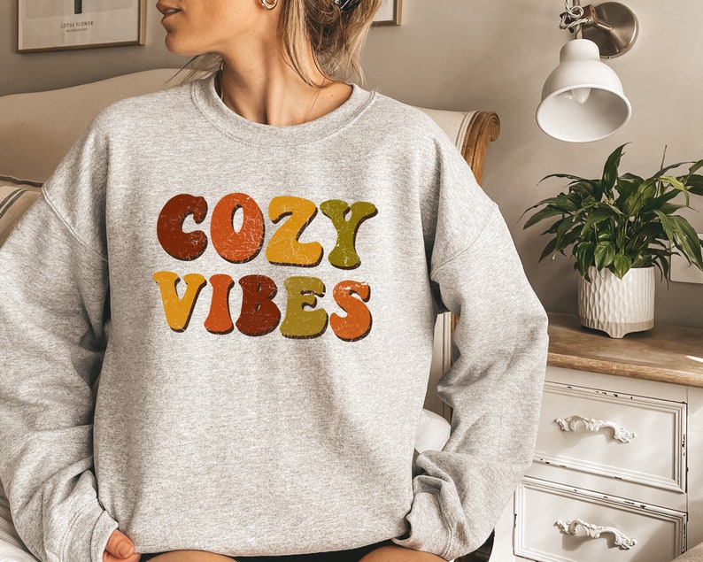 Cozy Vibes Fall Sweatshirt