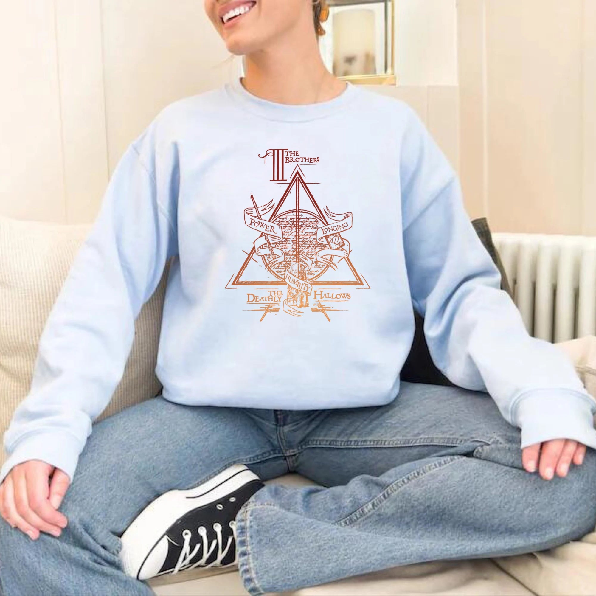 Deathly Hallows Crew Neck Sweatshirt