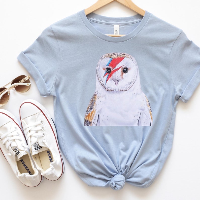 Goblin King Owl Short Sleeve Print T-shirt