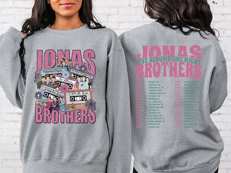 Jonas Concert Double Sided Print Sweatshirt