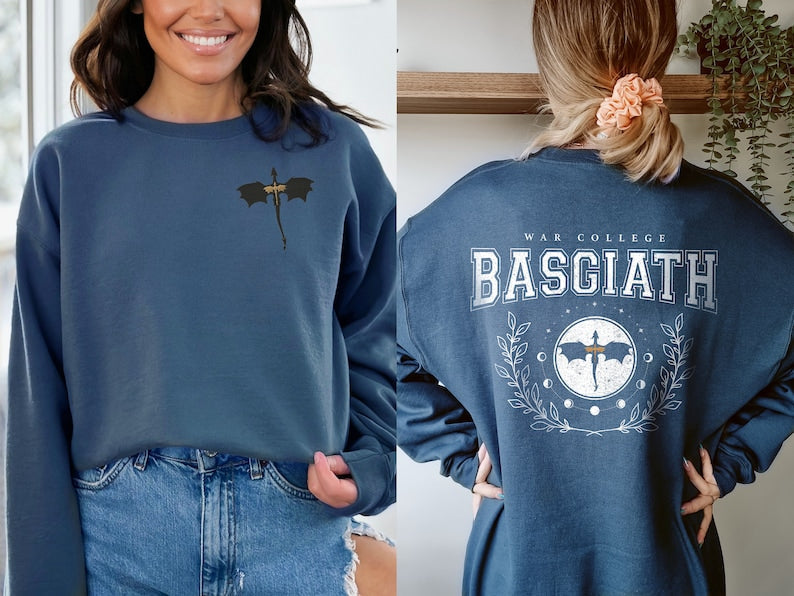 Front And Back Print Fourth Wing Sweatshirt