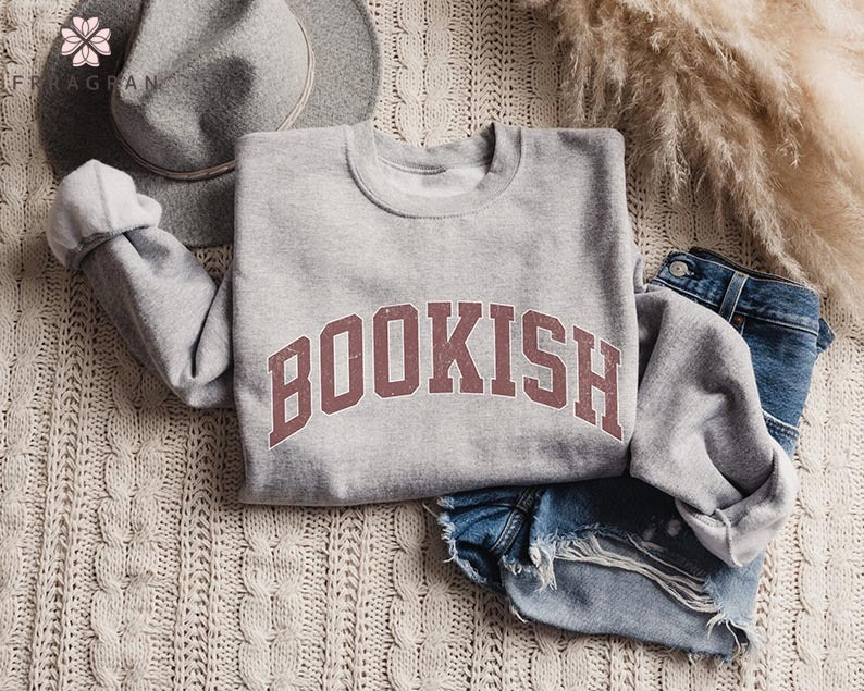 Bookish Letter Print Sweatshirt