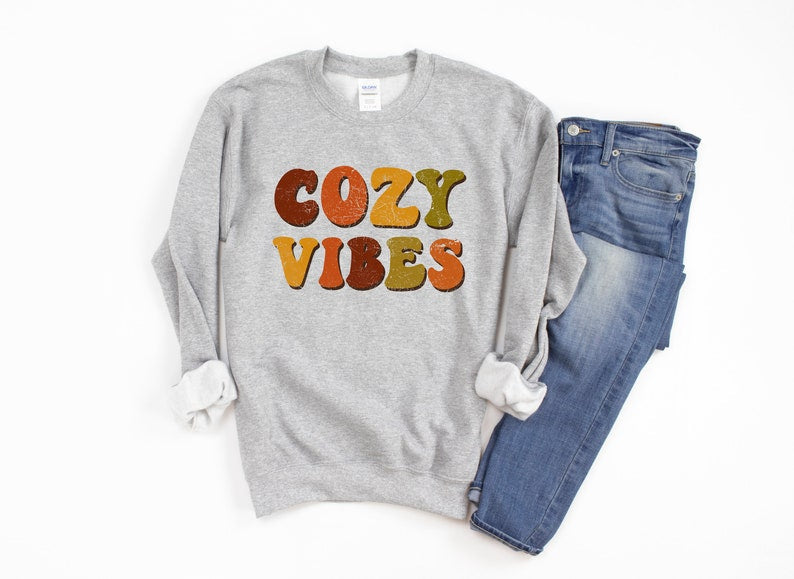 Cozy Vibes Fall Sweatshirt