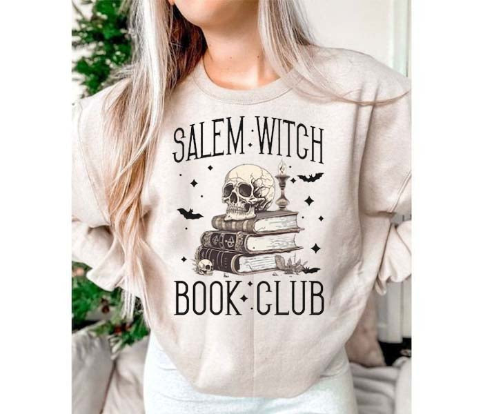 Salem Witch Book Club Crewneck Sweatshirt