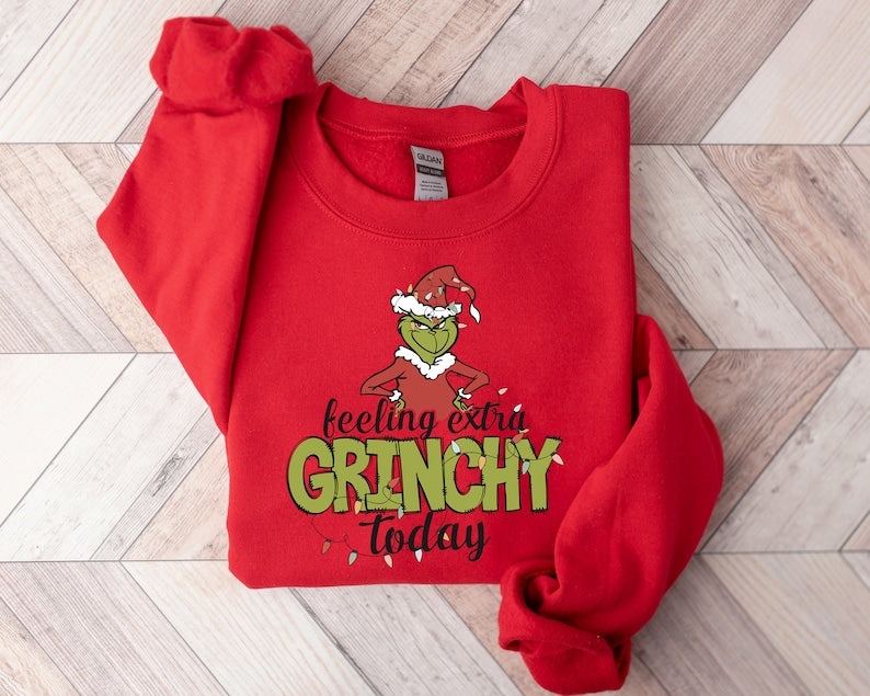 Feeling Extra Grin Today Christmas Sweatshirt