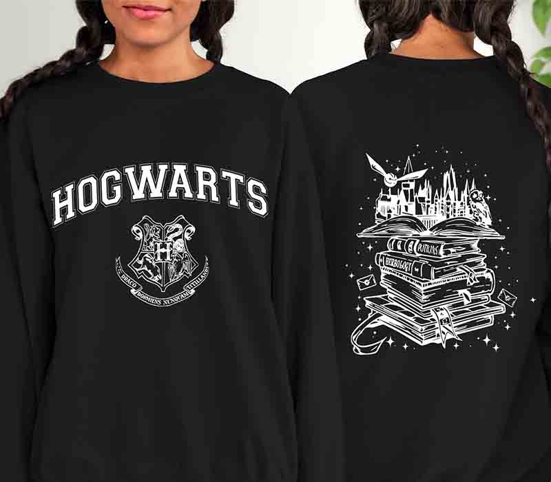 Magical Wizard Castle Book Sweatshirt